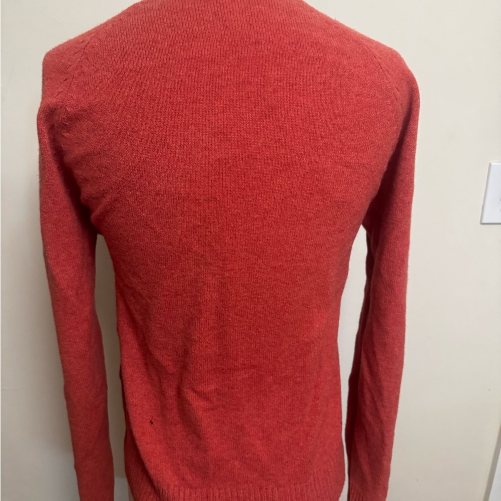 J. Crew Vibrant Red Lambswool Sweater